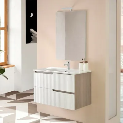 Mobile bagno sospeso 80 cm...