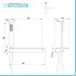 Set doccia cromato con doccetta ripiano portasapone e flessibile 