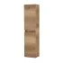 Colonna bagno sospesa 125 rovere naturale con ante reversibili Nadia