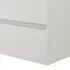 Mobile bagno sospeso 70 rovere bianco completo con 2 cassetti Nadia