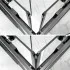 Kit guarnizioni magnetiche nero opaco 200 cm per box doccia 5-6 mm
