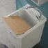 Asse di lavaggio per lavatoio in resina da 45 cm in legno di bambù