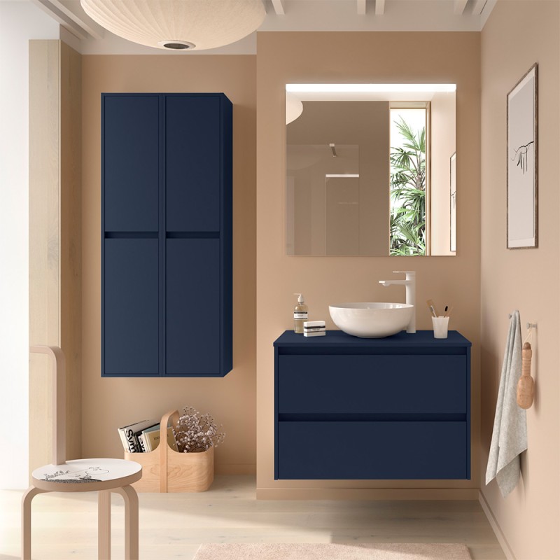 Selsey Camos London - Libreria da bagno - sopra il wc - bianca - moderna