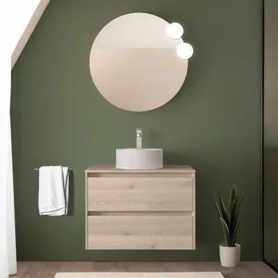 Mobile bagno sospeso 80 cm...