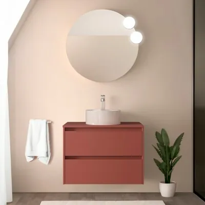 Mobile bagno sospeso 80 cm...