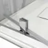 Porta doccia nicchia 90 cm a battente con vetro in cristallo trasparente Ted