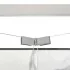Porta doccia nicchia 70 cm a soffietto con vetro in cristallo trasparente Ted