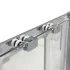 Box doccia angolare 70x140 cm scorrevole in cristallo serigrafato Ted