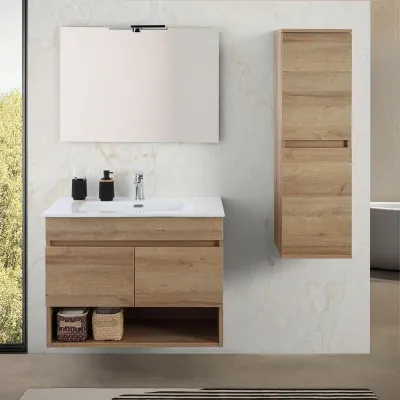 Mobile bagno sospeso 80 cm...