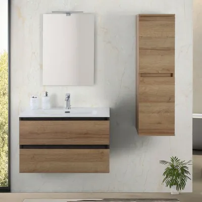 Mobile bagno sospeso 80 cm...