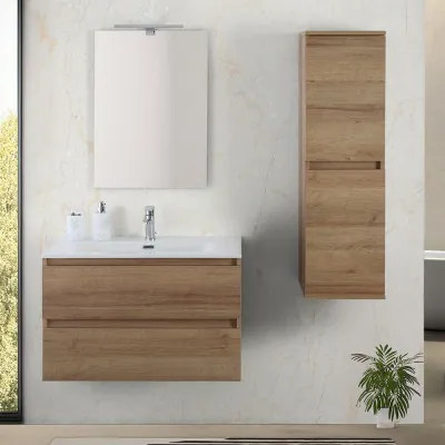 Mobile bagno sospeso 80 cm...