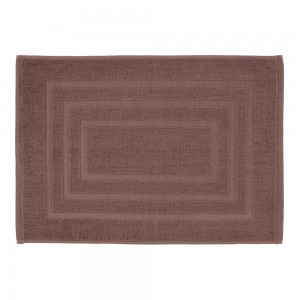 90 x 50 cm Blanc des Vosges E7T11-15 Tappetino da Bagno in Cotone Colore: Sabbia 