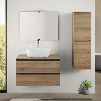 Mobile bagno sospeso 80 cm...