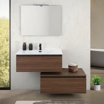 Mobile bagno sospeso 80 cm...