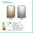 Applique LED per specchio a filo con luce naturale in ABS cromato