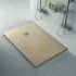 Piatto doccia 80x100 cm tortora effetto pietra in resina riducibile Karen