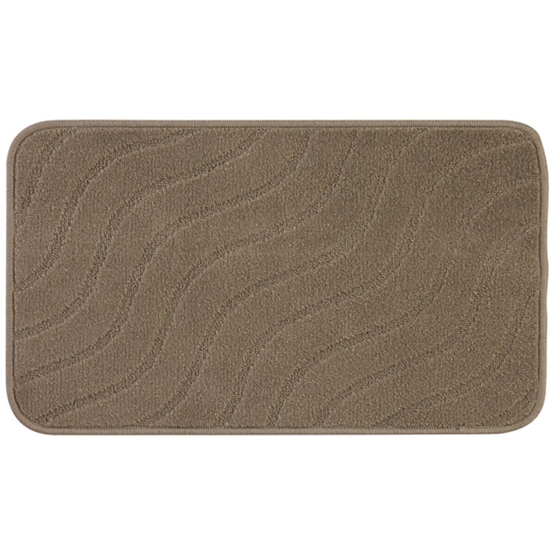 tappeto tortora antiscivolo Tappeto Bagno 100% Polipropilene Con Antiscivolo Tortora 50x80 cm