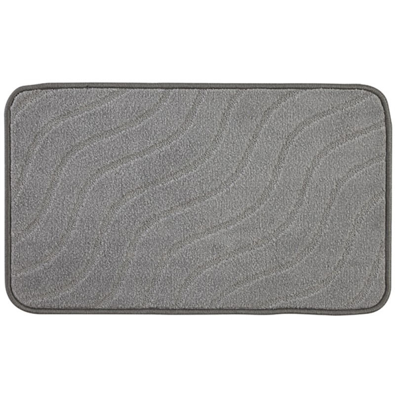 tappeto polipropilene grigio Tappeto Bagno 100% Polipropilene con Antiscivolo Grigio 50x80 cm