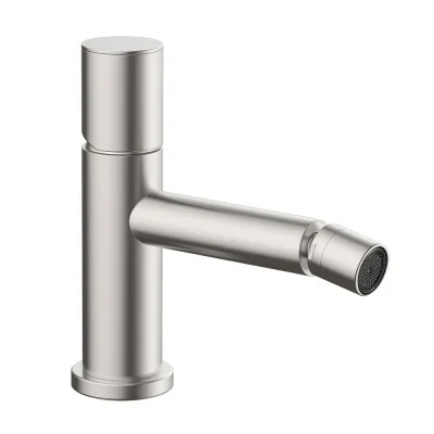 Miscelatore bidet satinato senza leva in acciaio inox Gemini