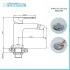 Miscelatore bidet in ottone cromato con piletta click clack Kreo