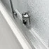 Box doccia angolare 90x90 cm doppio scorrevole vetro stampato Tay