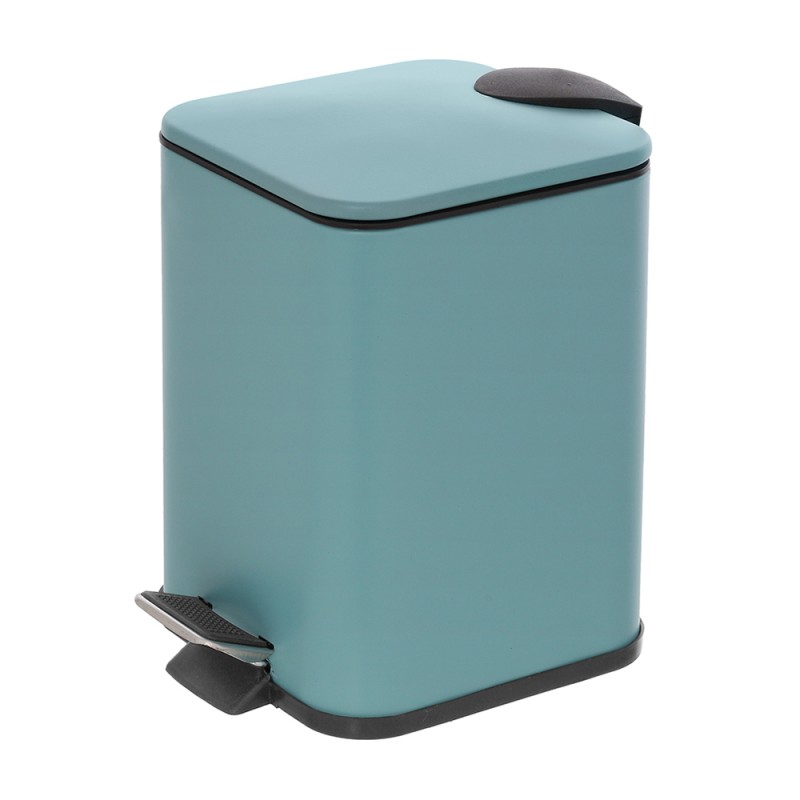 Pattumiera Quadrata Da 3 Litri - Colore Tortora, 16x16x24 Cm