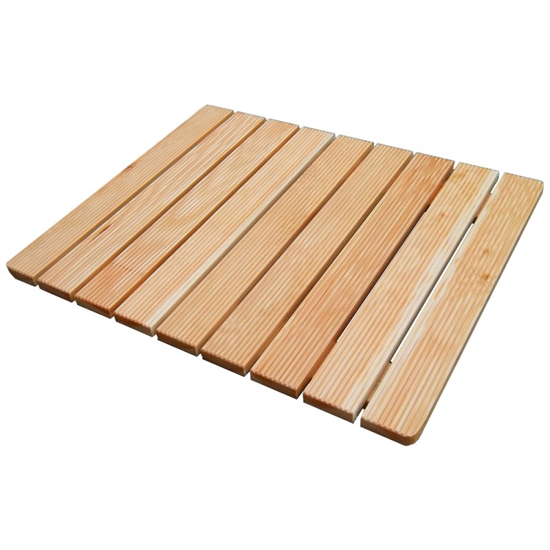Pedana per doccia con doghe Pedana Doccia Legno 55 x 68 in Massello Antiscivolo per Piatto Doccia 70 x 90