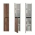 Colonna bagno sospesa alta noce canaletto Minori/Maiori 30x150 cm
