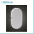 Specchio ovale LED 62x110 illuminazione perimetrale e installazione reversibile