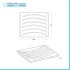 Asse lavapanni 41x35 cm in PVC per lavatoio in resina 50x50 cm