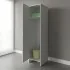 Colonna multiuso 180 cm in PVC con ripiano e vano porta scope Kandy