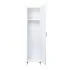 Colonna multiuso 180 cm in PVC con ripiano e vano porta scope Kandy