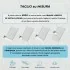 Piatto doccia 80x130 bianco pietra in resina riducibile con canalina Argo