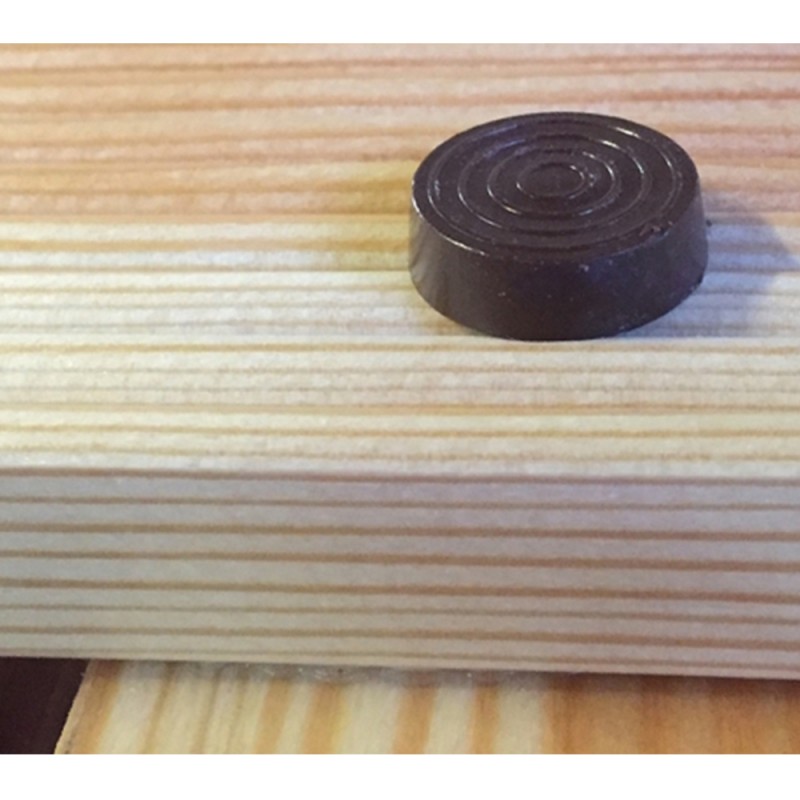 Pedana Doccia In Bambù Antiscivolo 60x60 Cm - Semicircolare, Colore Miele, Con Piedini Gommati - Foto 8