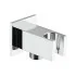 Set doccia da incasso con soffione 30x20 cm e kit doccia completo Lotus