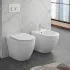 Wc per anziani filomuro H 50 cm con scarico traslato serie Comoda
