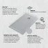 Piatto doccia 70x140 cm grigio effetto pietra in resina riducibile Karen