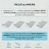 Piatto doccia 70x140 cm grigio effetto pietra in resina riducibile Karen