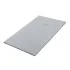 Piatto doccia 70x140 cm grigio effetto pietra in resina riducibile Karen