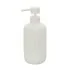 Dispenser sapone bianco in ceramica soft touch capienza 330 ml Spring