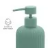 Dispenser sapone verde in ceramica soft touch capienza 330 ml Spring