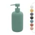 Dispenser sapone verde in ceramica soft touch capienza 330 ml Spring