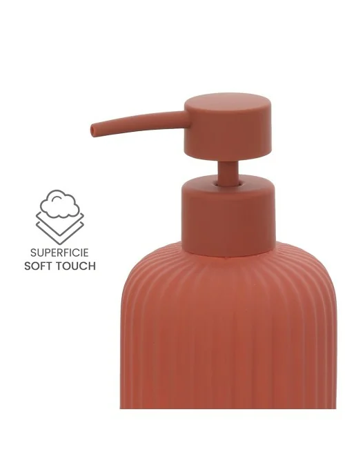 Dispenser Sapone Liquido Inbagno Linea Ring - 280ml Rosa Plastica Resistente Per Bagno O Cucina - Foto 2