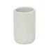 Portaspazzolini bagno da appoggio bianco in ceramica soft touch Spring