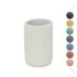Portaspazzolini bagno da appoggio bianco in ceramica soft touch Spring