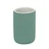 Portaspazzolini bagno da appoggio verde in ceramica soft touch Spring