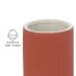 Portaspazzolini bagno da appoggio rosso in ceramica soft touch Spring