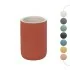 Portaspazzolini bagno da appoggio rosso in ceramica soft touch Spring