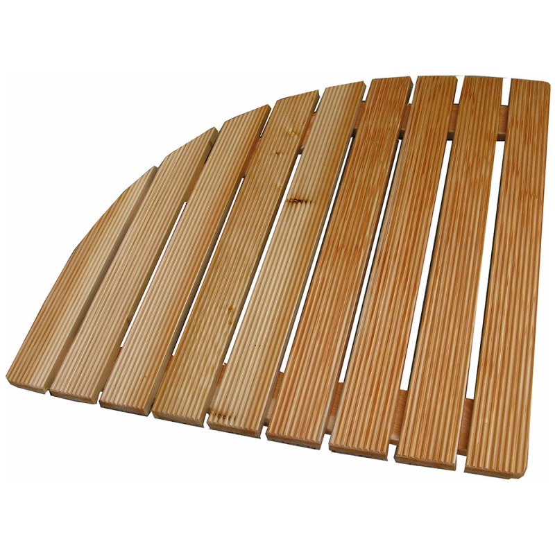 pedana angolare per doccia Pedana Doccia Lato 73 cm Antiscivolo in Legno per Piatto Doccia Angolare lato 90 cm