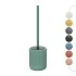 Scopino wc verde in ceramica soft touch con setole nere Spring